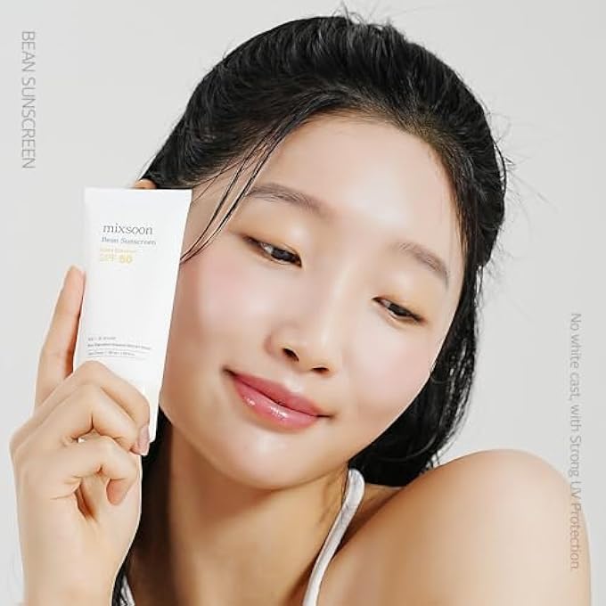 mixsoon واقي شمس بEAN SPF 50 بقوام خفيف للوجه للعناية بالبشرة الكورية 1.69 أونصة سائلة / 50 مل - Image 2